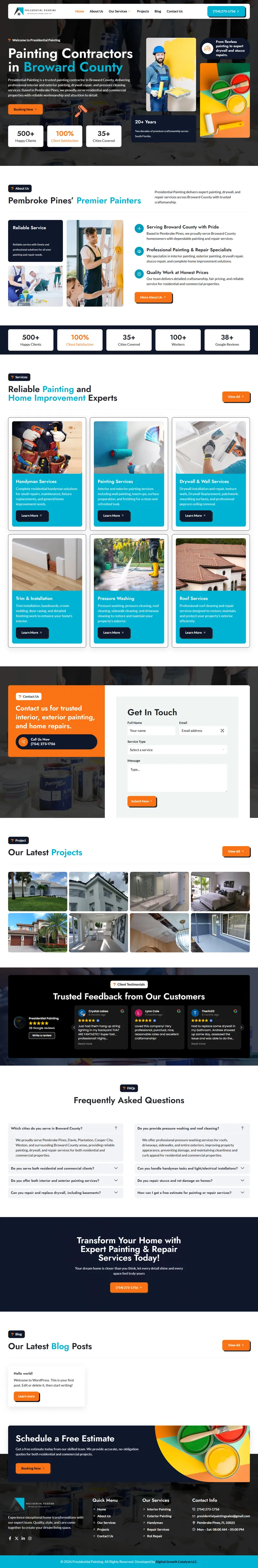 Website screenshot